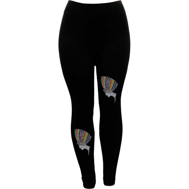 HotFix Rhinestones NailSalon Ladies Leggings – Bulltees + Shiny